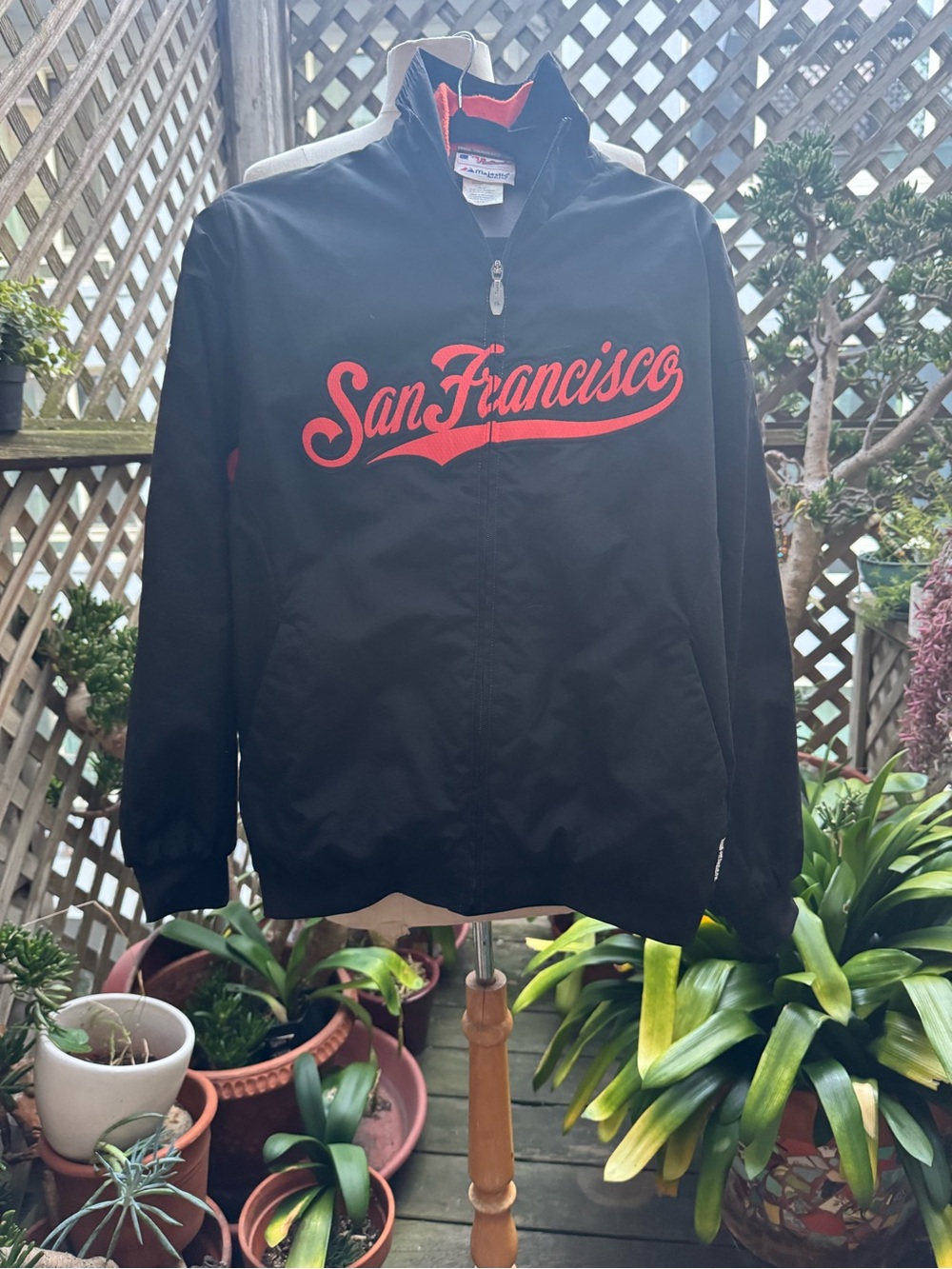 Vintage,  San Francisco Giants Dugout Jacket. Youth large/ Women Small. EUC